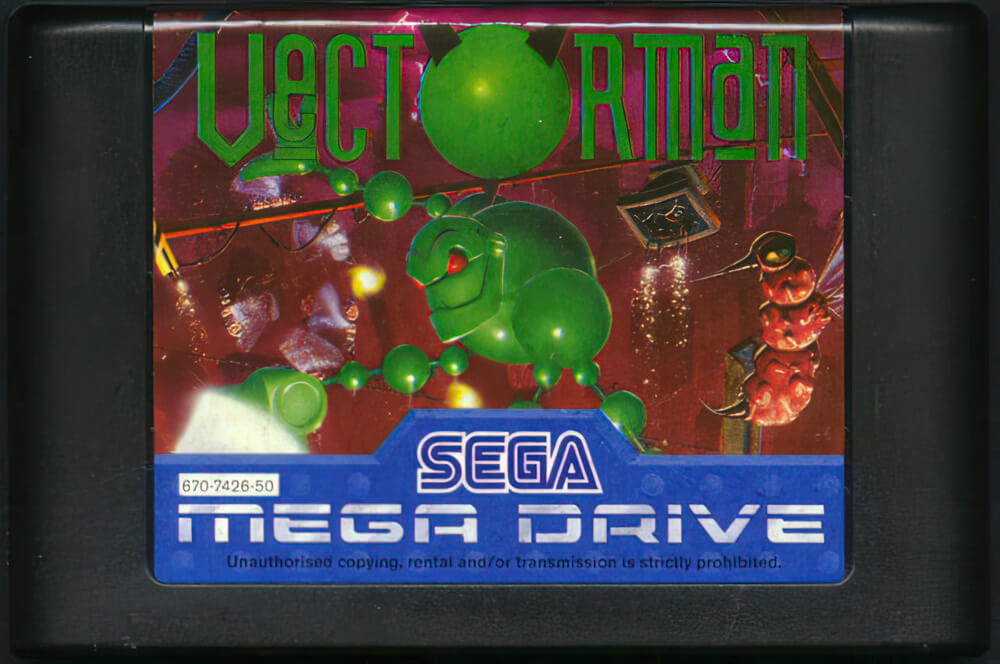 Лицензионный картридж Vectorman для Sega Mega Drive